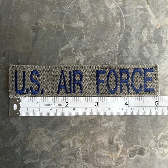 U.S. AIR FORCE embroidered tape patch - vintage - Picture 8 of 10